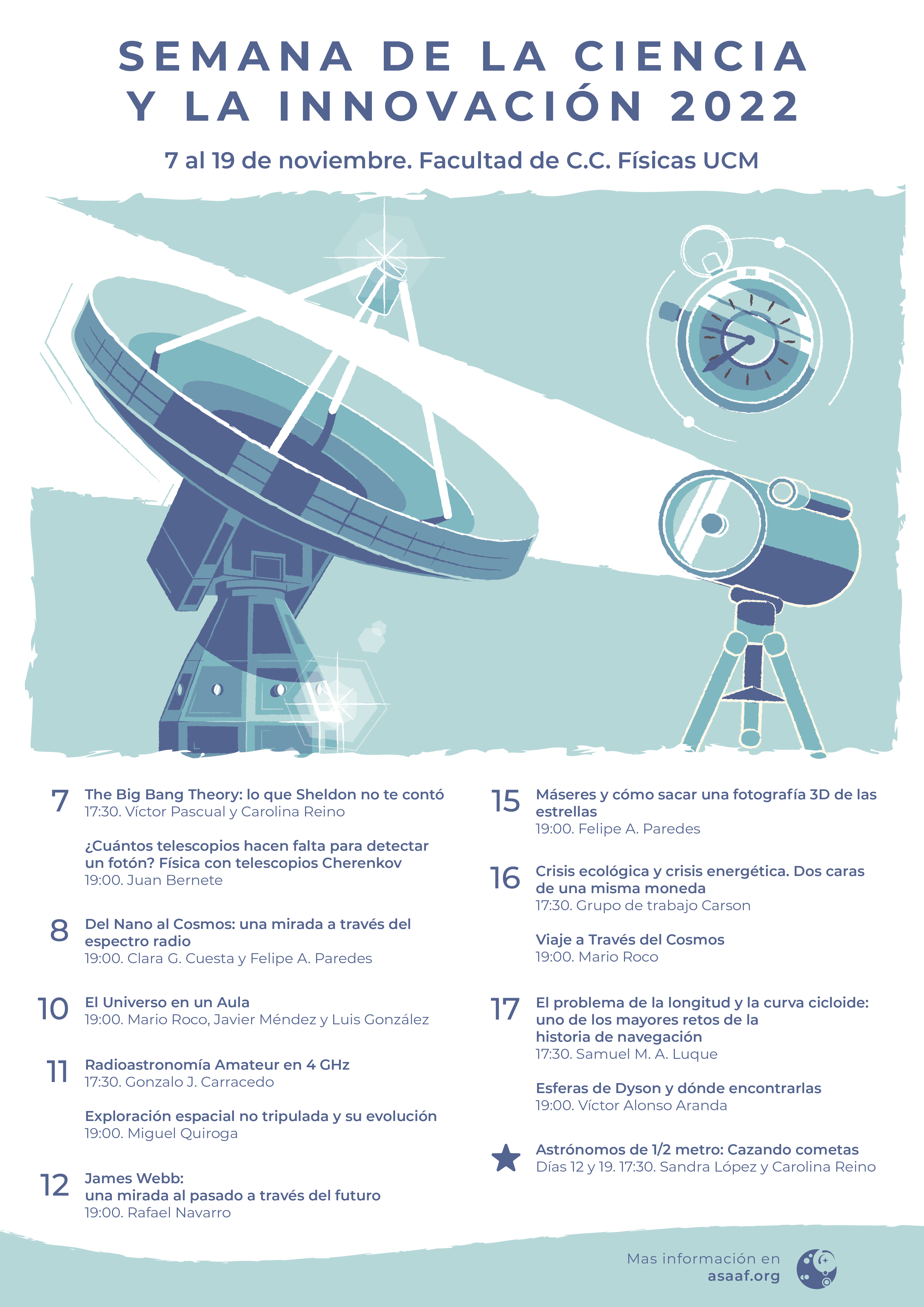 Semana de la Ciencia y la Innovación 2022 – ASAAF
